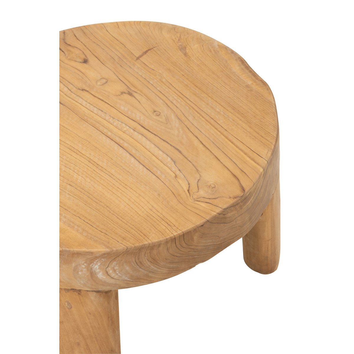 J-Line tafel Rond Teak - hout - naturel