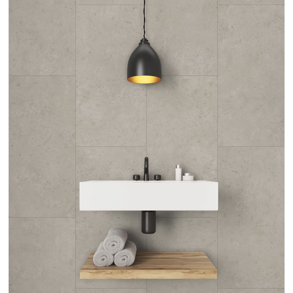 Grosfillex 11 st Wandtegels Gx Wall+ 30x60 cm betonbeige