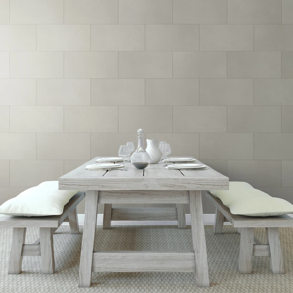 Grosfillex 11 st Wandtegels Gx Wall+ Wise Stone 30x60 cm lichtbeige