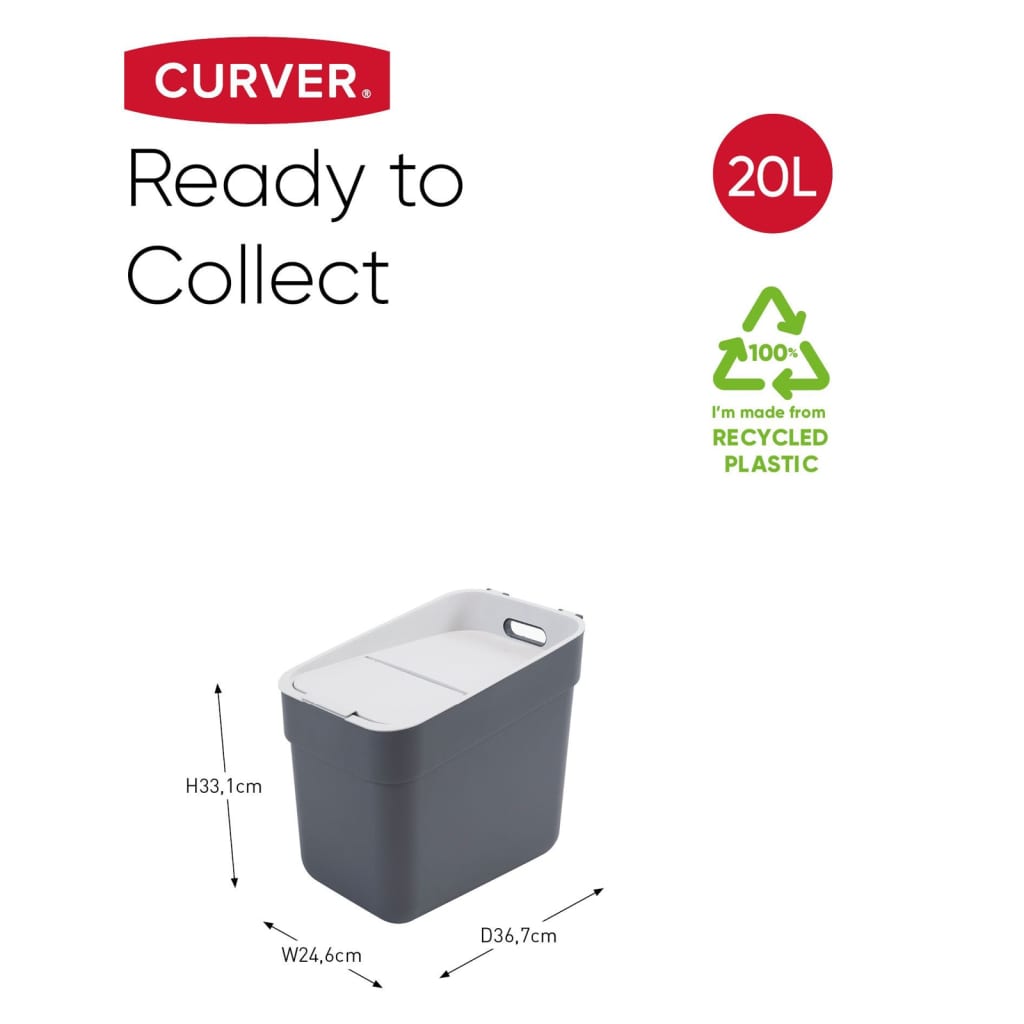 Curver Vuilnisbak Ready to Collect 30 L