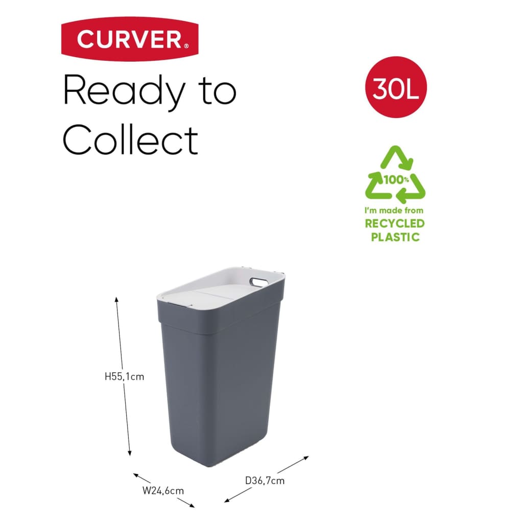 Curver Vuilnisbak Ready to Collect 30 L