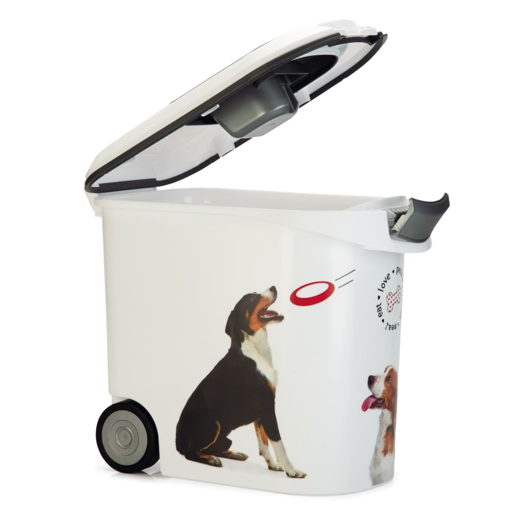 Curver Voedselcontainer hond met wielen 54 L