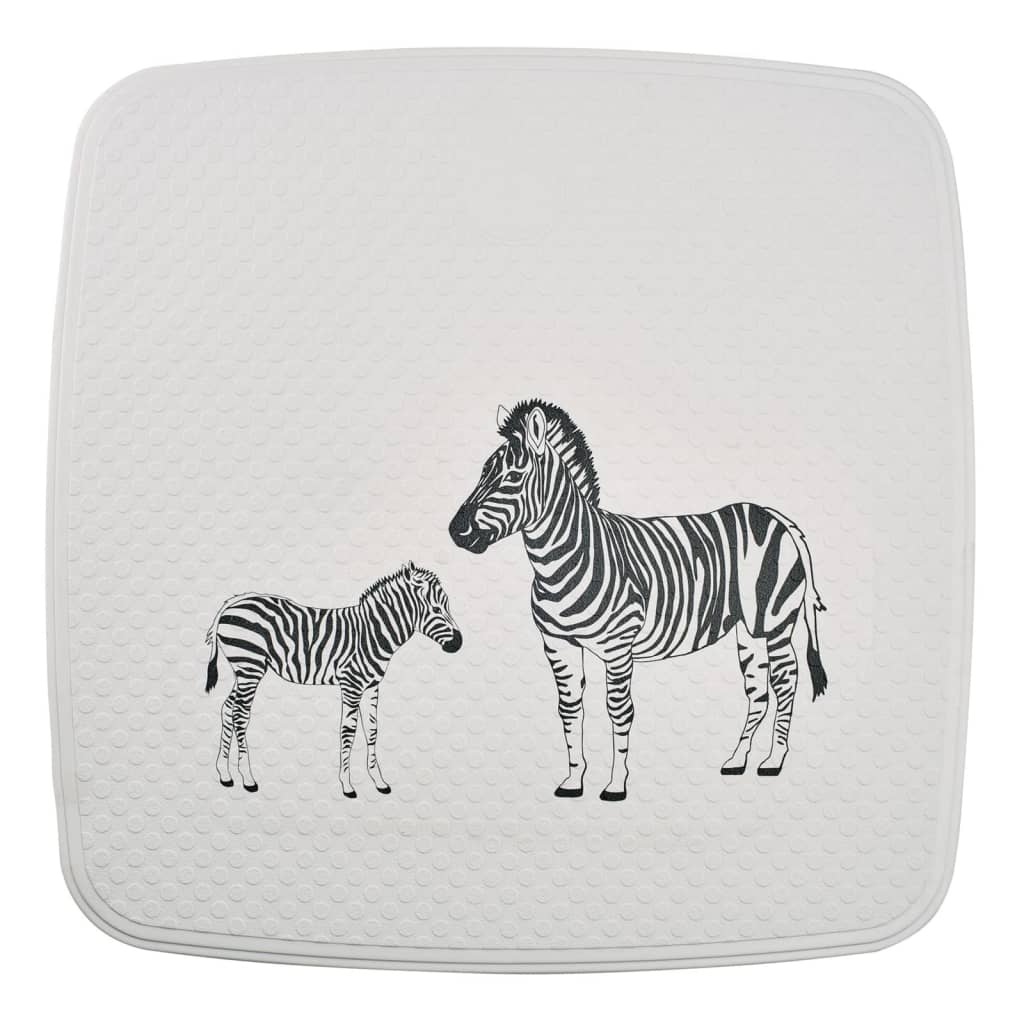 RIDDER Badmat Zebra 38x72 cm wit en zwart