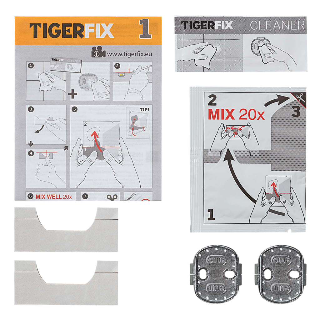 Tiger Bevestigingsmateriaal TigerFix Type 1 metaal 398730046