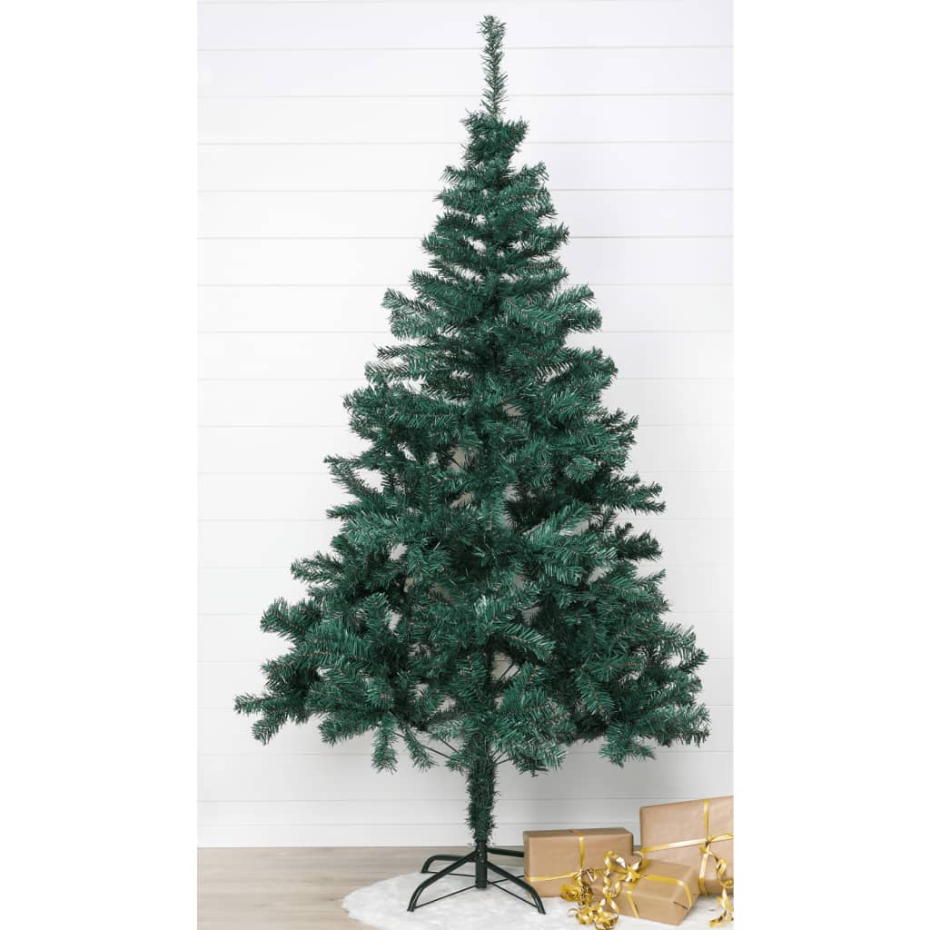 HI Kerstboom met metalen standaard 120 cm groen