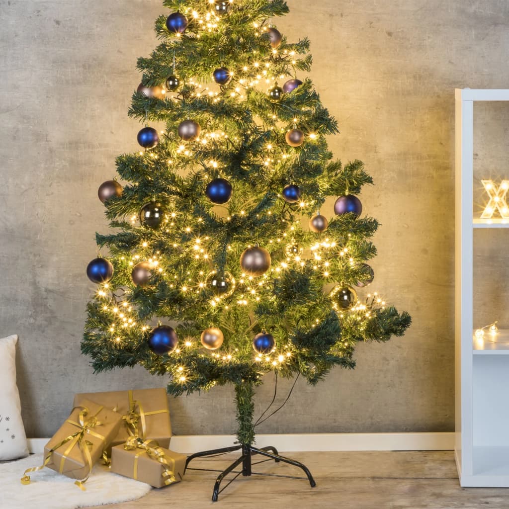 HI Kerstboom met metalen standaard 120 cm groen