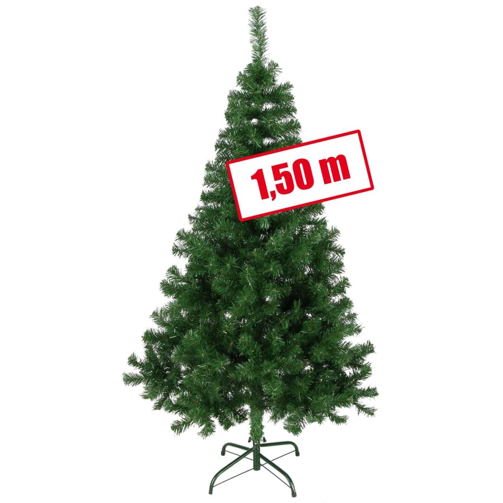 HI Kerstboom met metalen standaard 120 cm groen