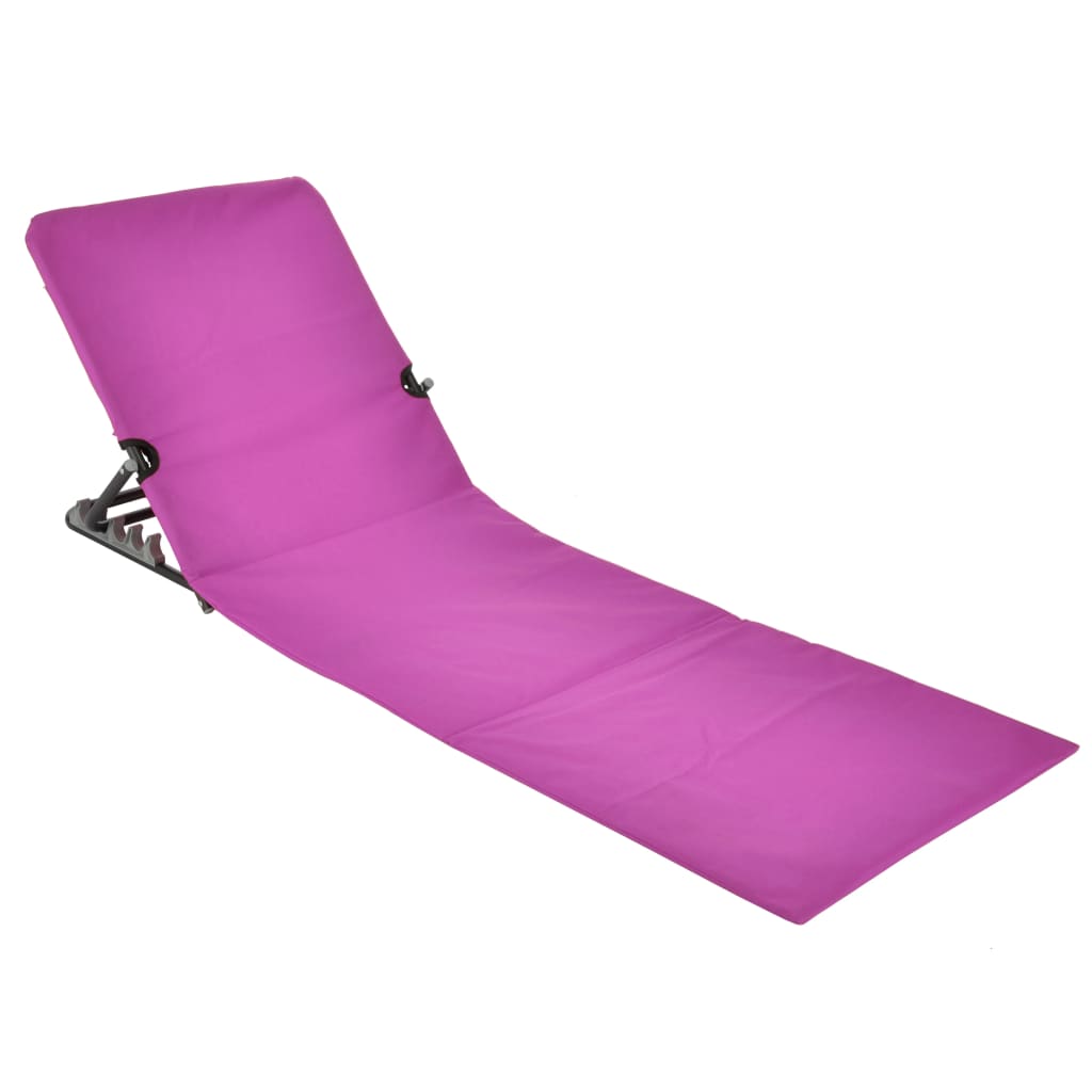 HI Strandmat stoel opvouwbaar PVC roze