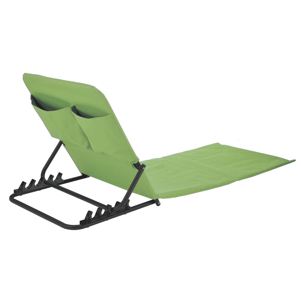 HI Strandmat stoel opvouwbaar PVC groen