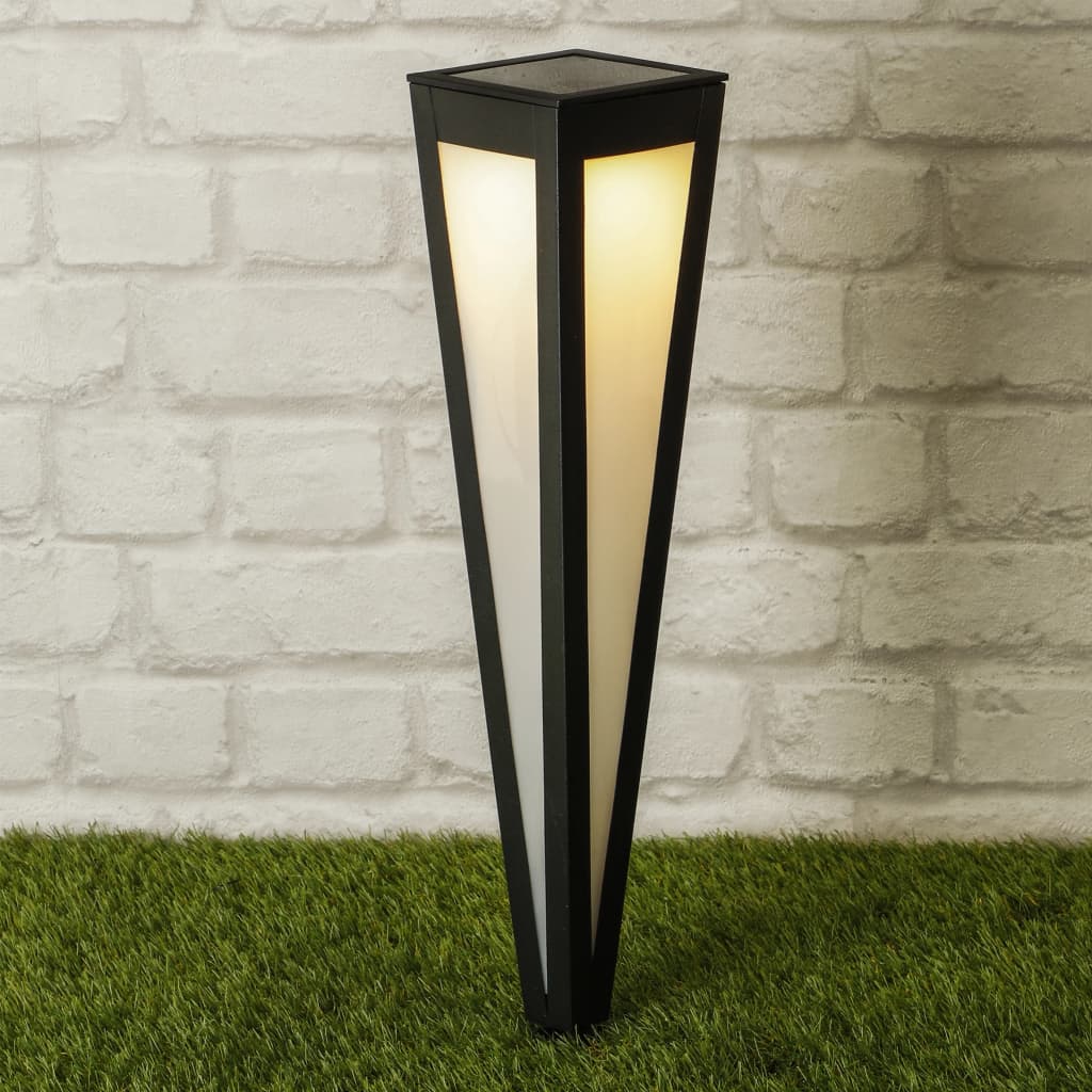 HI Garden lamp with ground spike solar LED 58 cm black