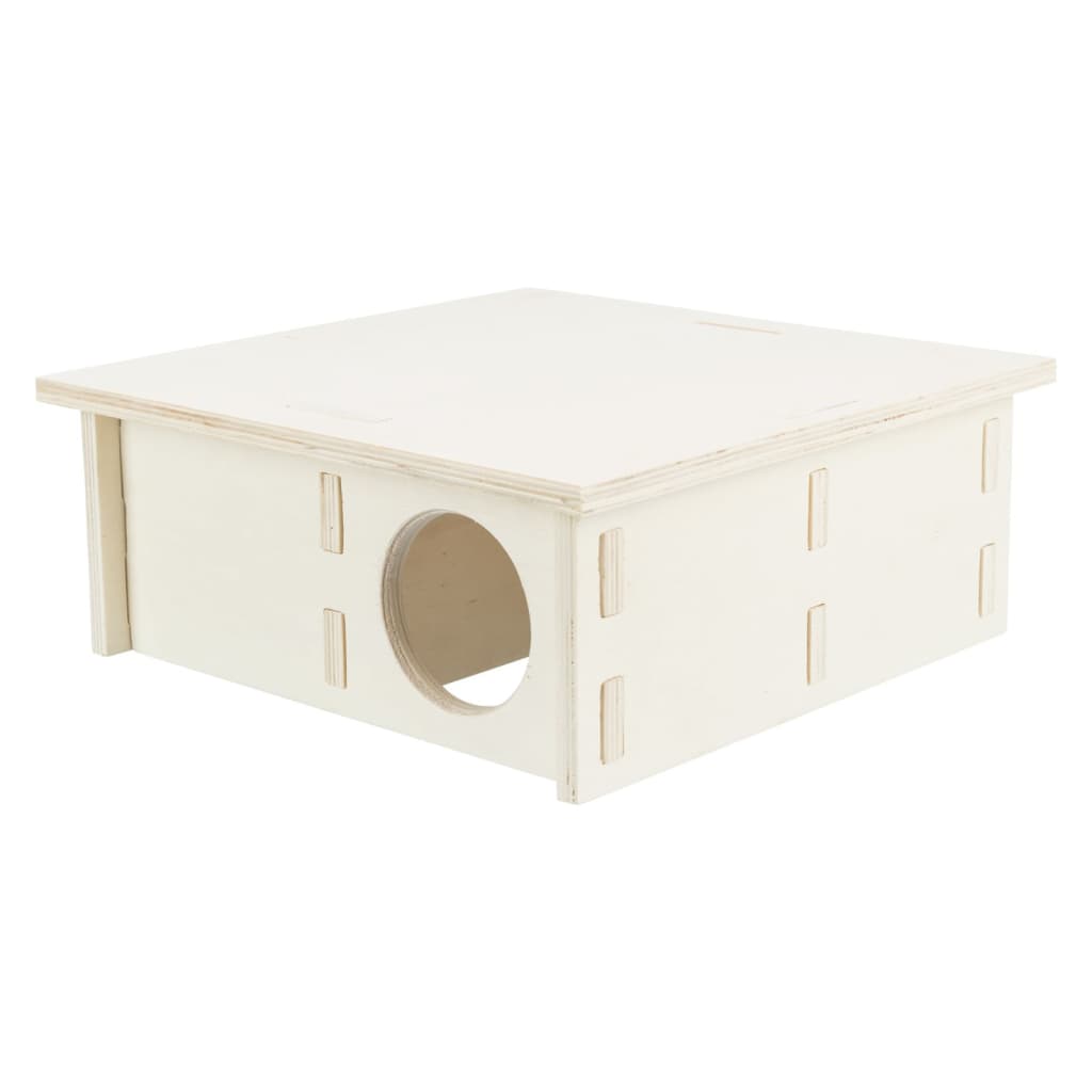 TRIXIE Knaagdierenhuis 4 kamers 25x10x25 cm hout