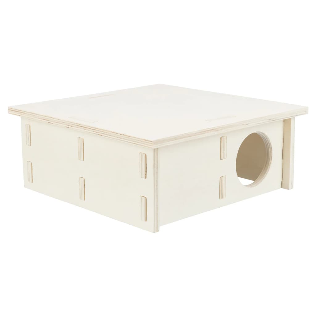 TRIXIE Knaagdierenhuis 4 kamers 25x10x25 cm hout