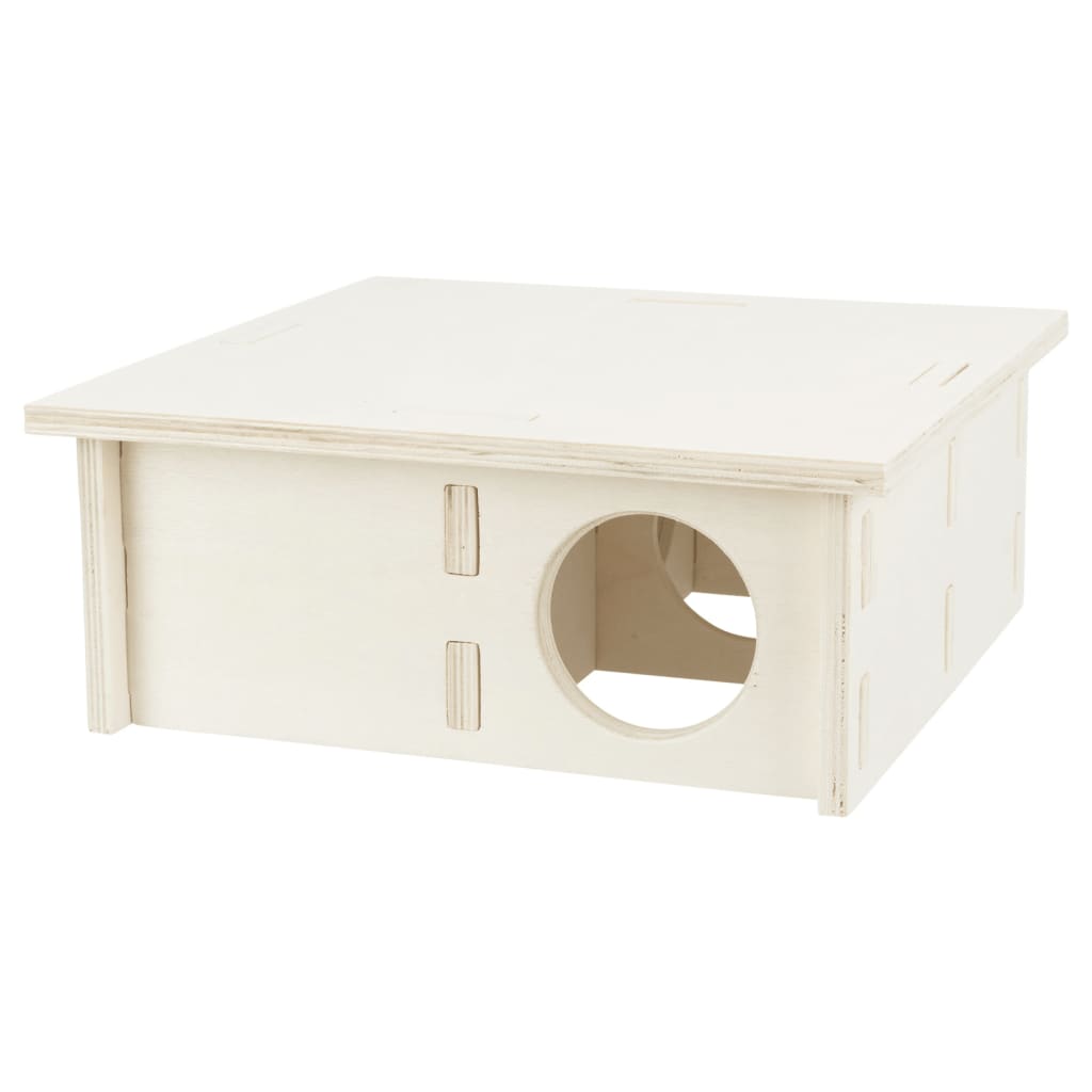 TRIXIE Knaagdierenhuis 4 kamers 25x10x25 cm hout