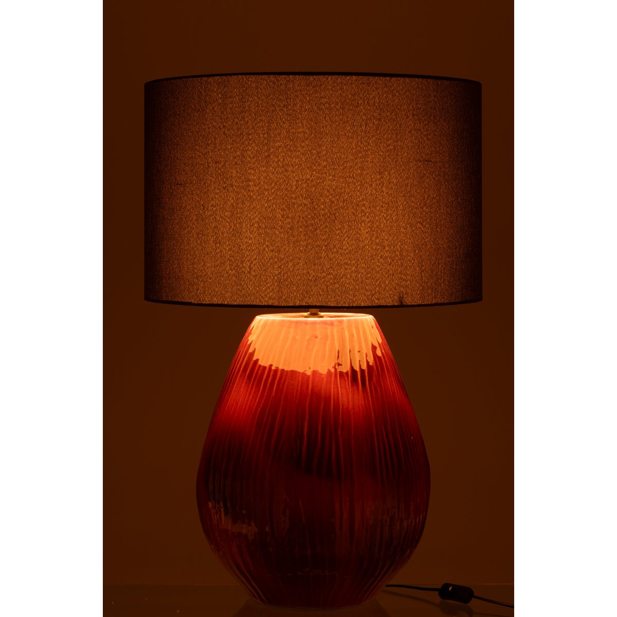 J-Line lamp Akane - keramiek - rood - large