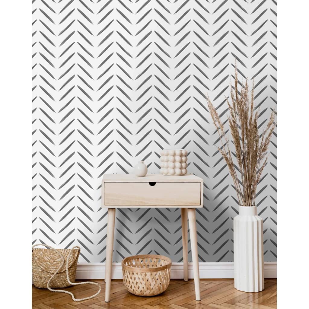 DUTCH WALLCOVERINGS Behang Chevron taupe