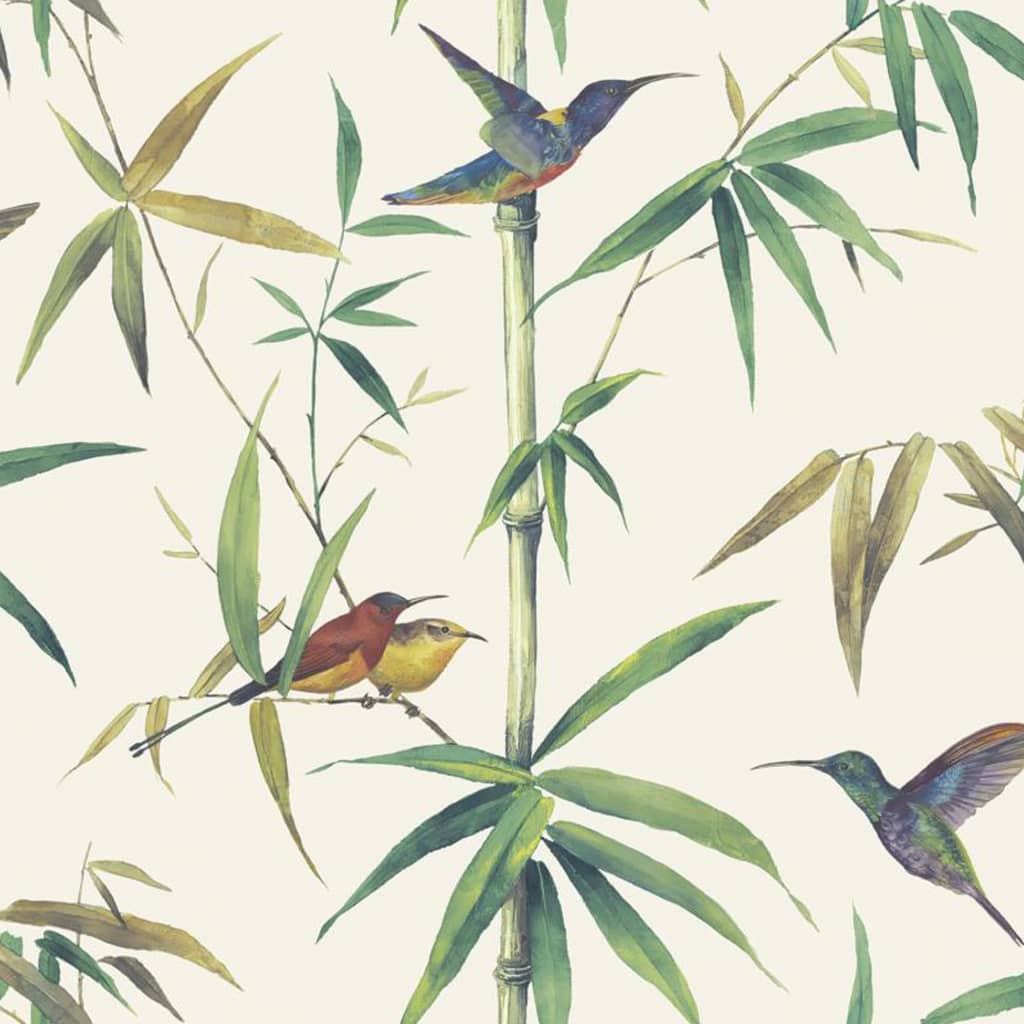 Noordwand Behang Kolibri and Bamboo