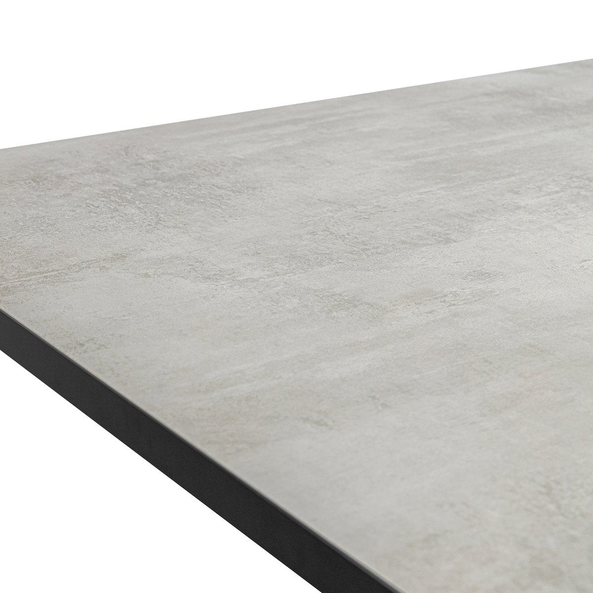 Stalux Eettafel 'Gijs' 200 x 100cm, kleur zwart / beton