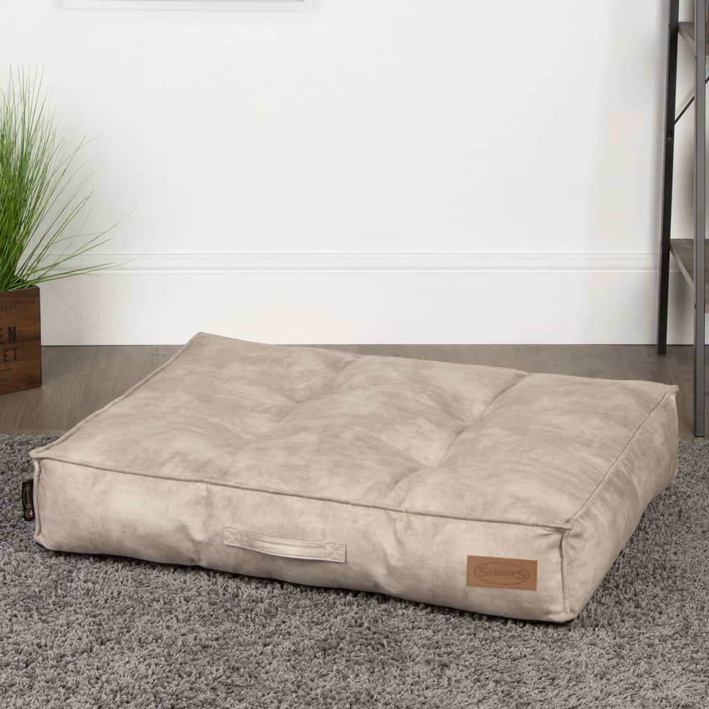 Scruffs & Tramps Hondenkussen Kensington maat M 80x60 cm grijs