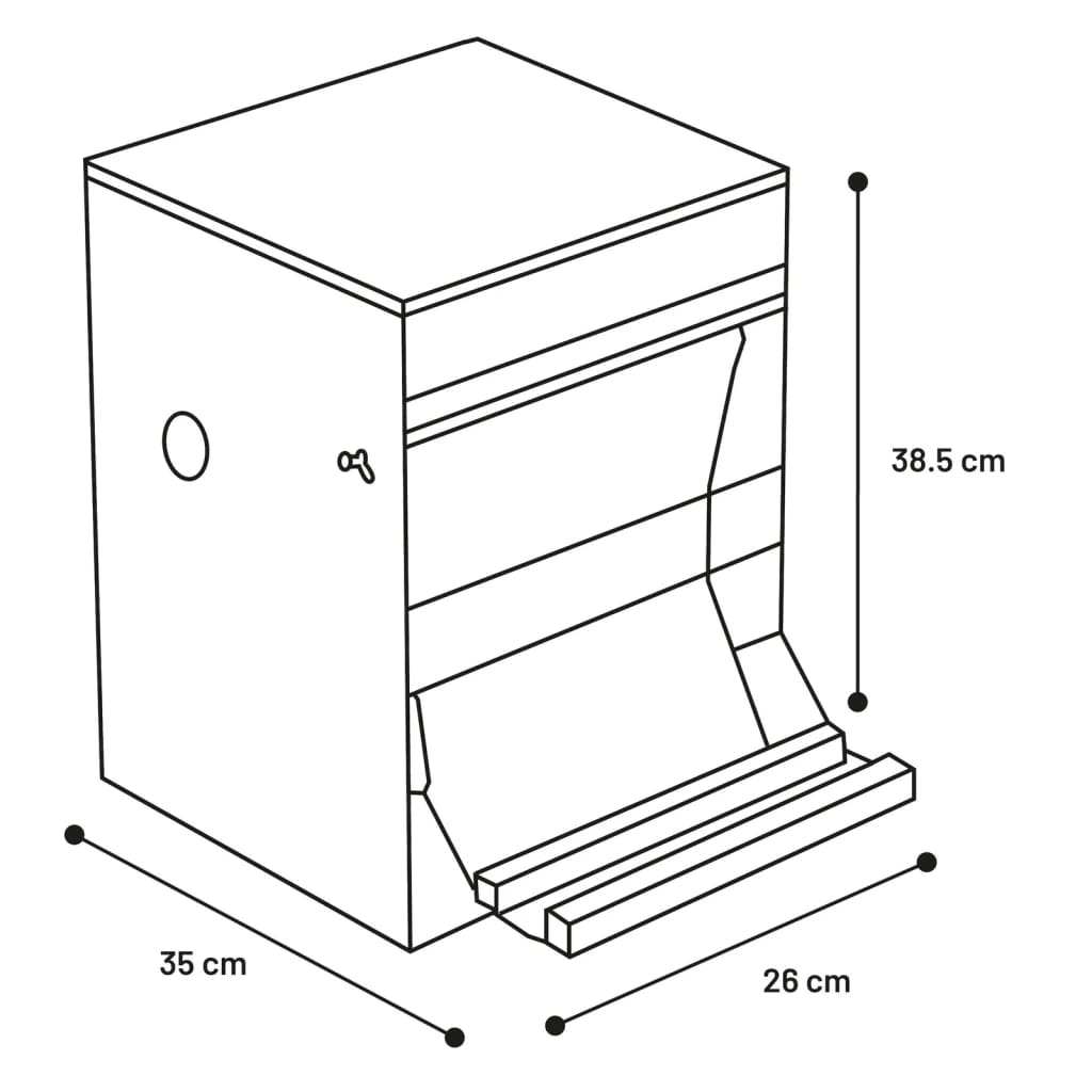 FLAMINGO Kippenvoerdispenser Timo automatisch 6 kg