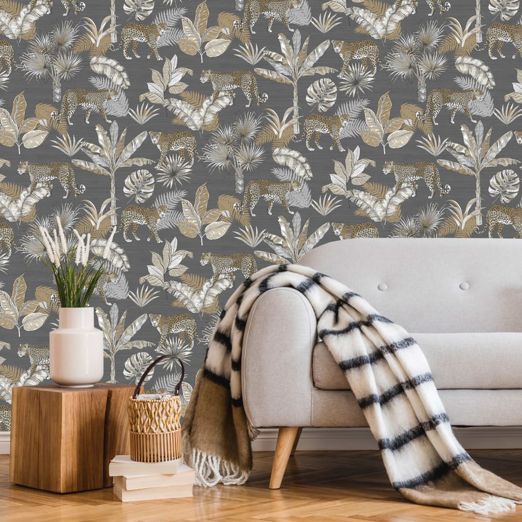 DUTCH WALLCOVERINGS Behang Leopard