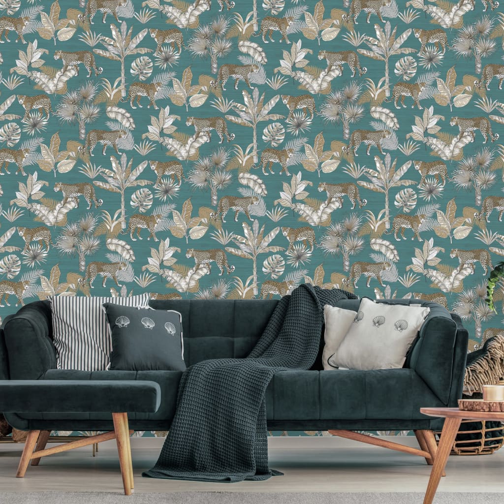 DUTCH WALLCOVERINGS Behang Leopard