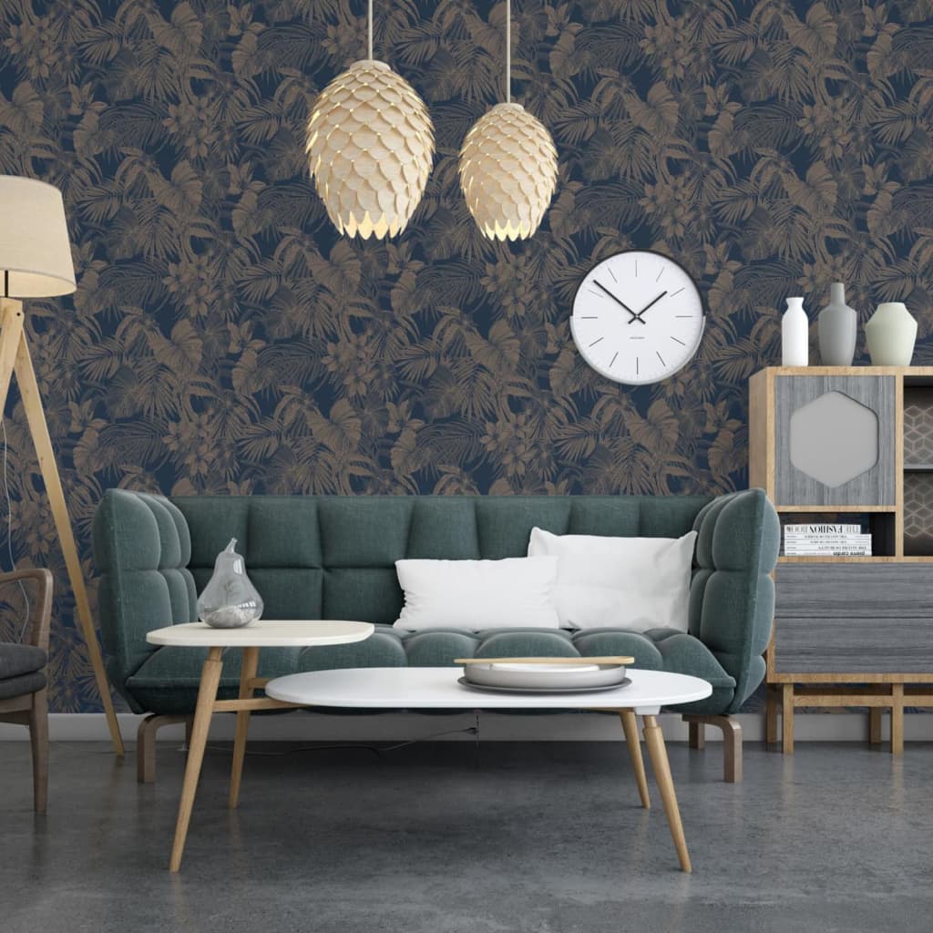 DUTCH WALLCOVERINGS Behang Joelle goudkleurig