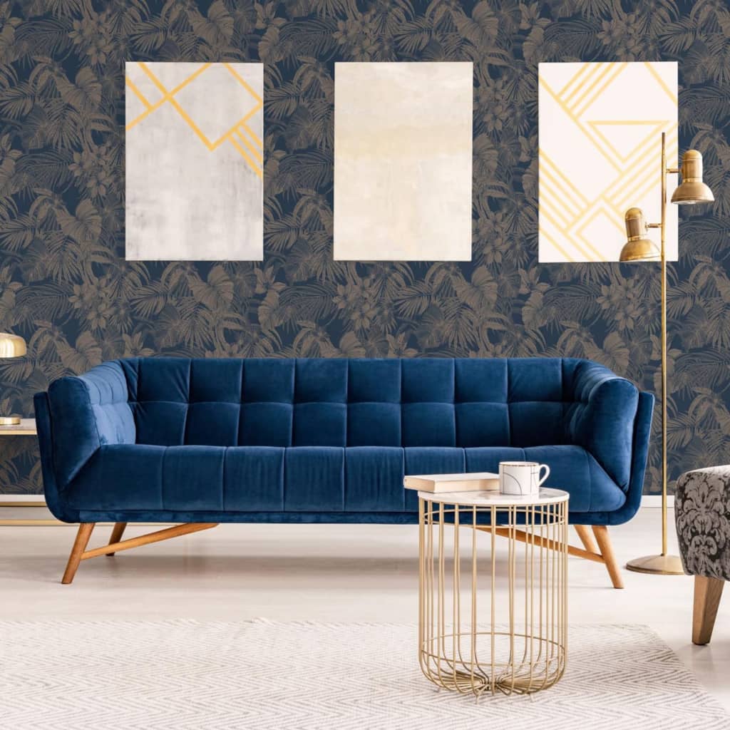 DUTCH WALLCOVERINGS Behang Joelle goudkleurig