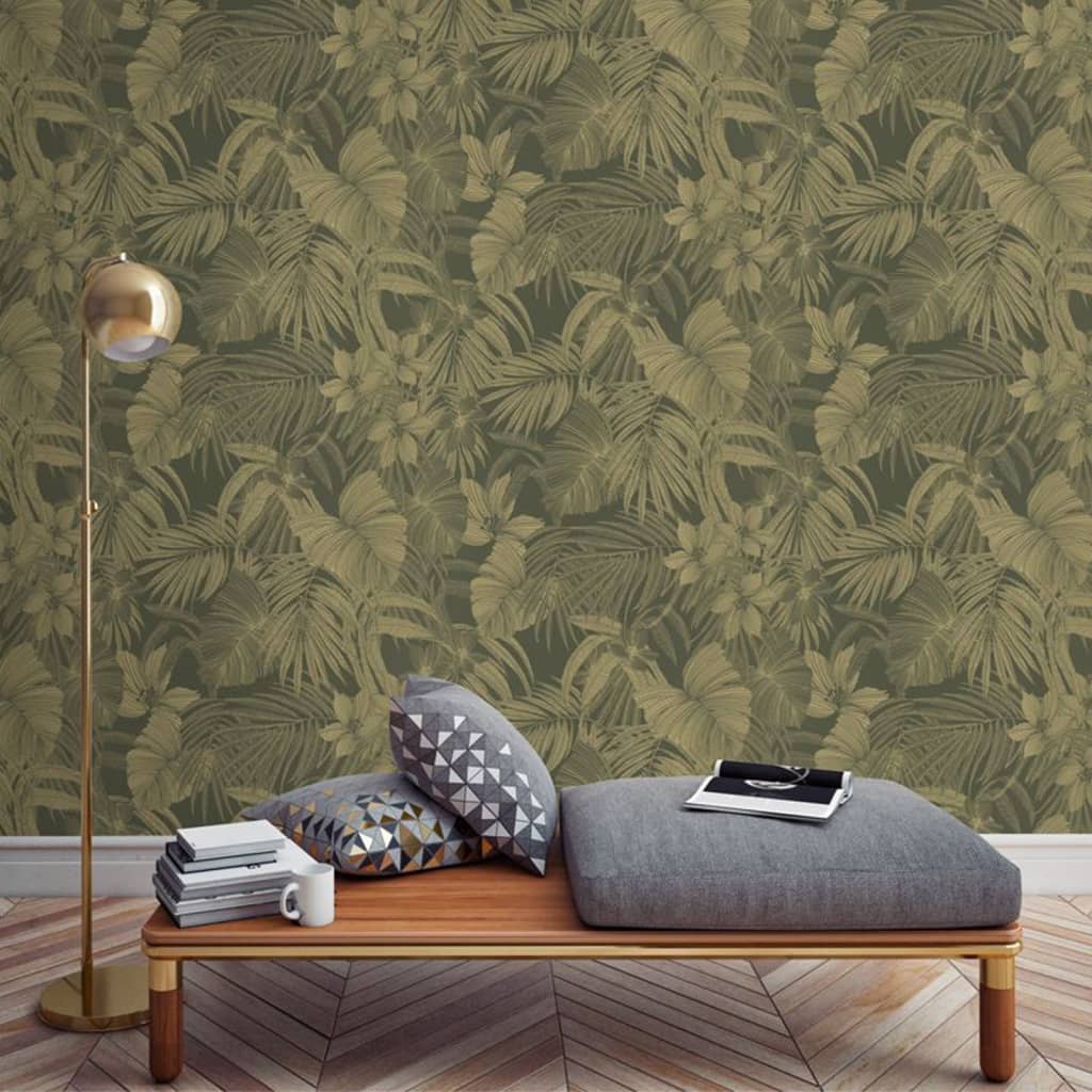 DUTCH WALLCOVERINGS Behang Joelle goudkleurig