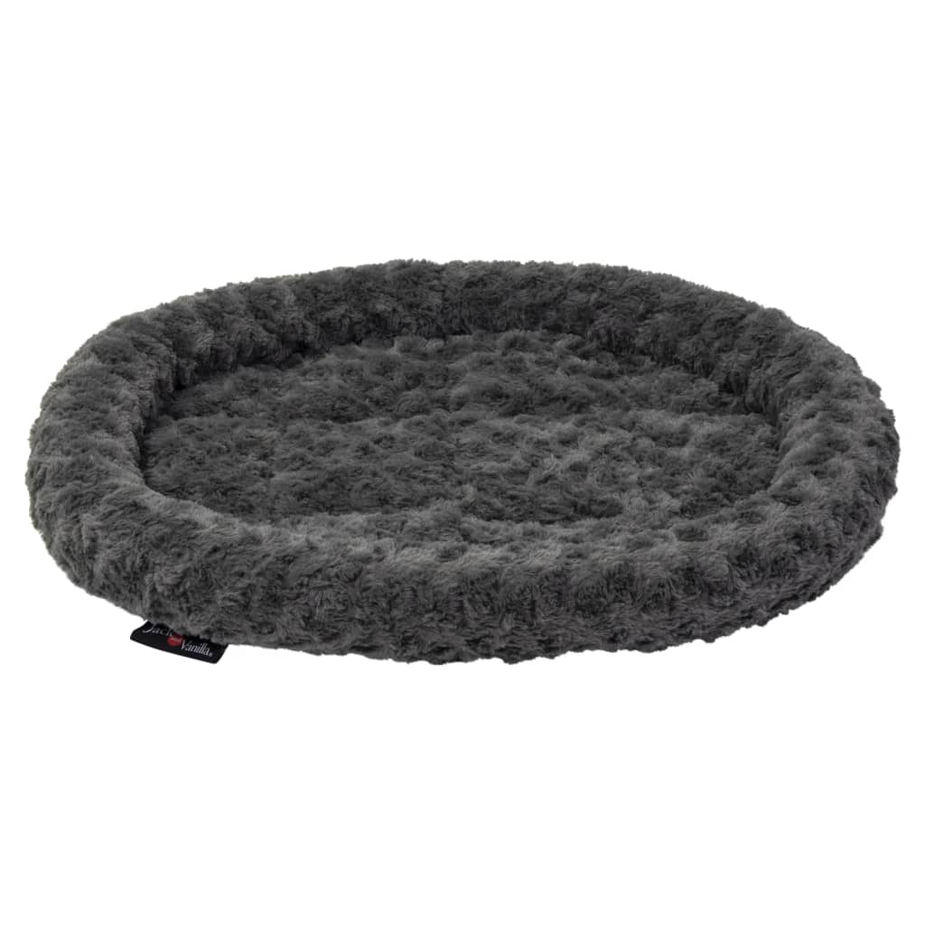 Jack and Vanilla Huisdierenmand Softy XS 45x40x7 cm rosette grijs