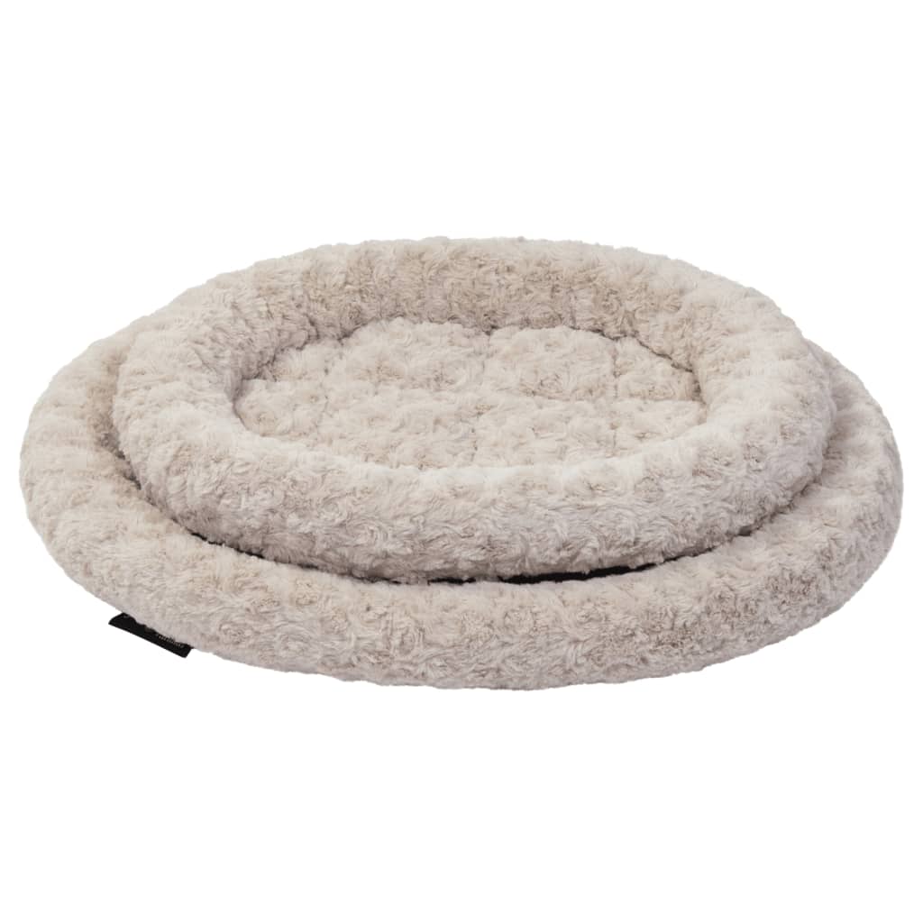 Jack and Vanilla Huisdierenmand Softy XS 45x40x7 cm rosette grijs