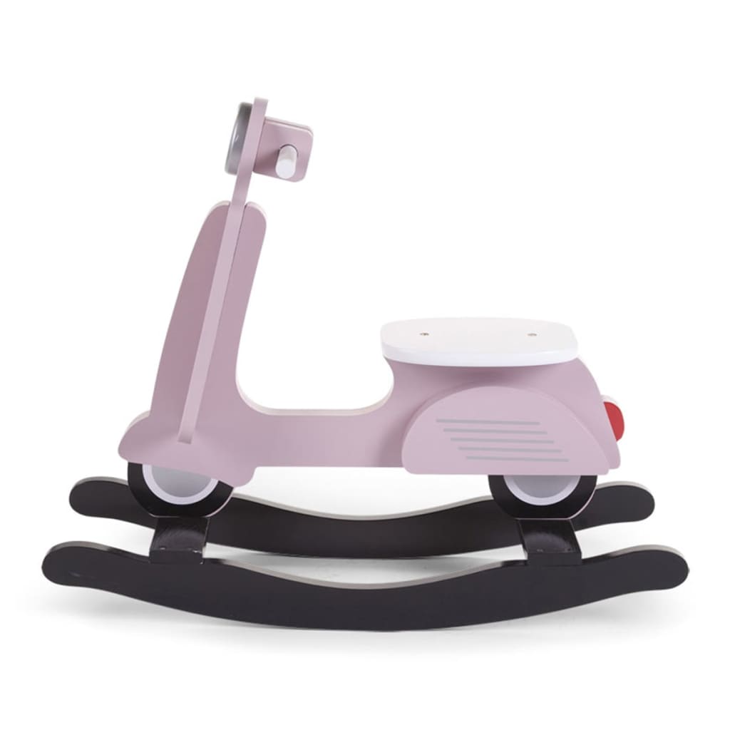 CHILDHOME Hobbelscooter roze en zwart