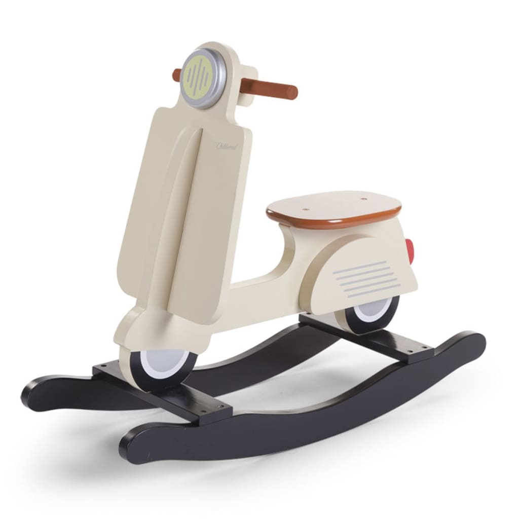 CHILDHOME Hobbelscooter roze en zwart