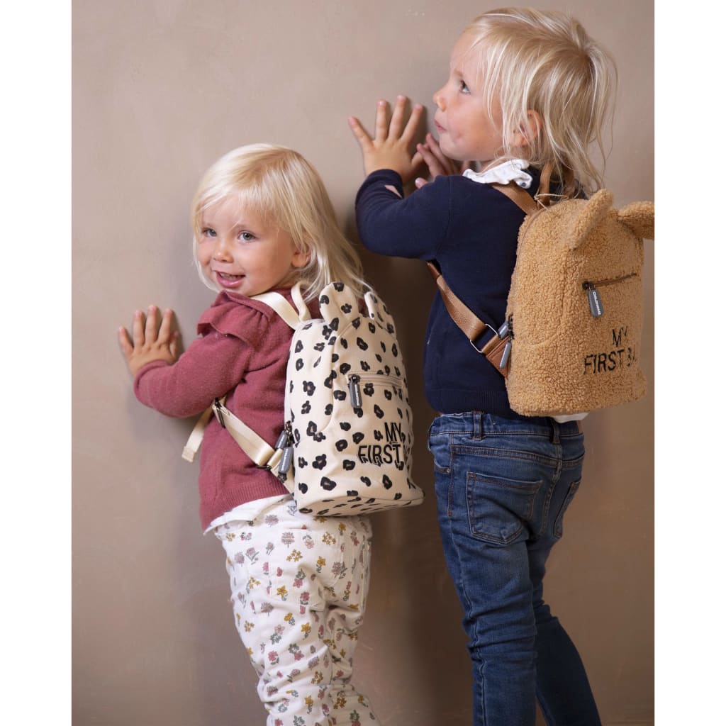 CHILDHOME Kinderrugzak My First Bag luipaardmotief canvas