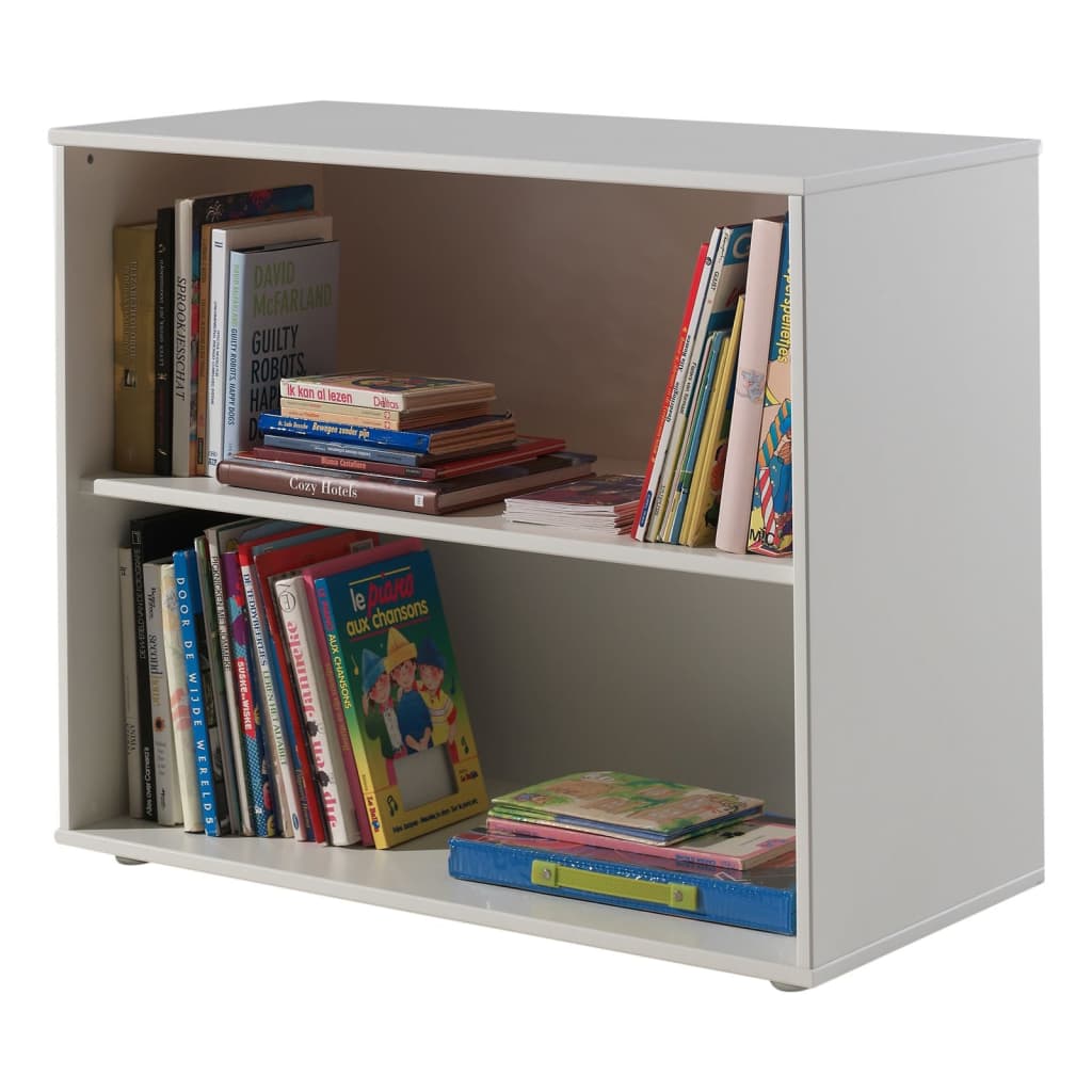 Vipack Boekenkast Pino met 2 lades hout wit