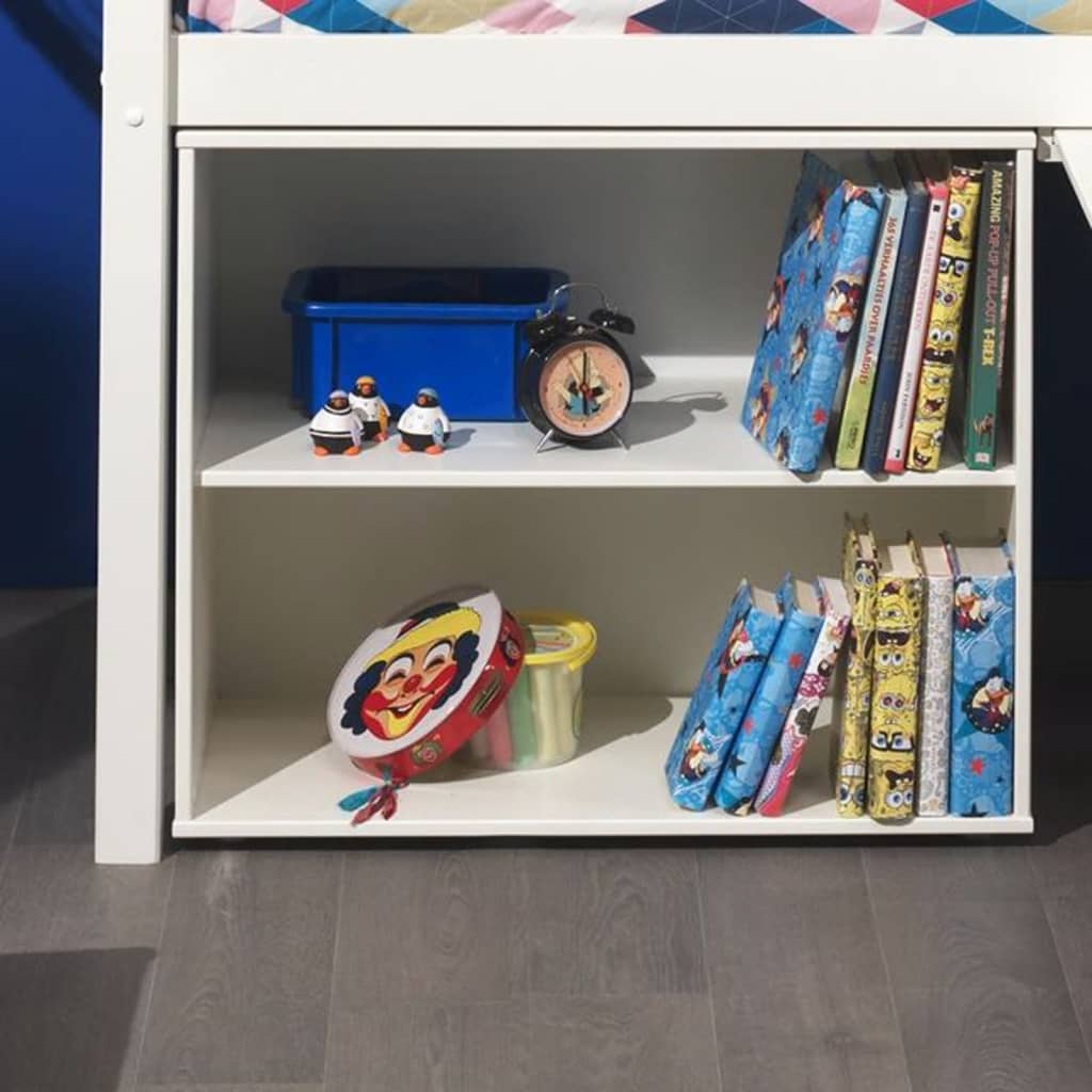 Vipack Boekenkast Pino met 2 lades hout wit