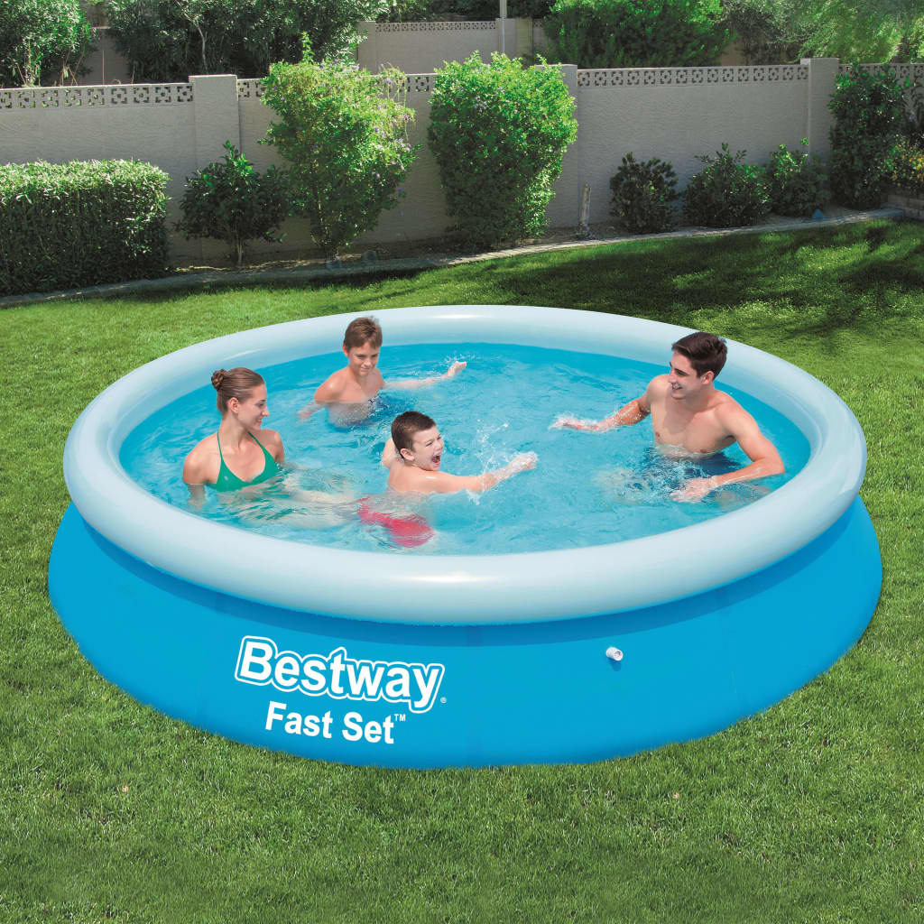 Bestway Zwembad Fast Set opblaasbaar rond 305x76 cm 57266