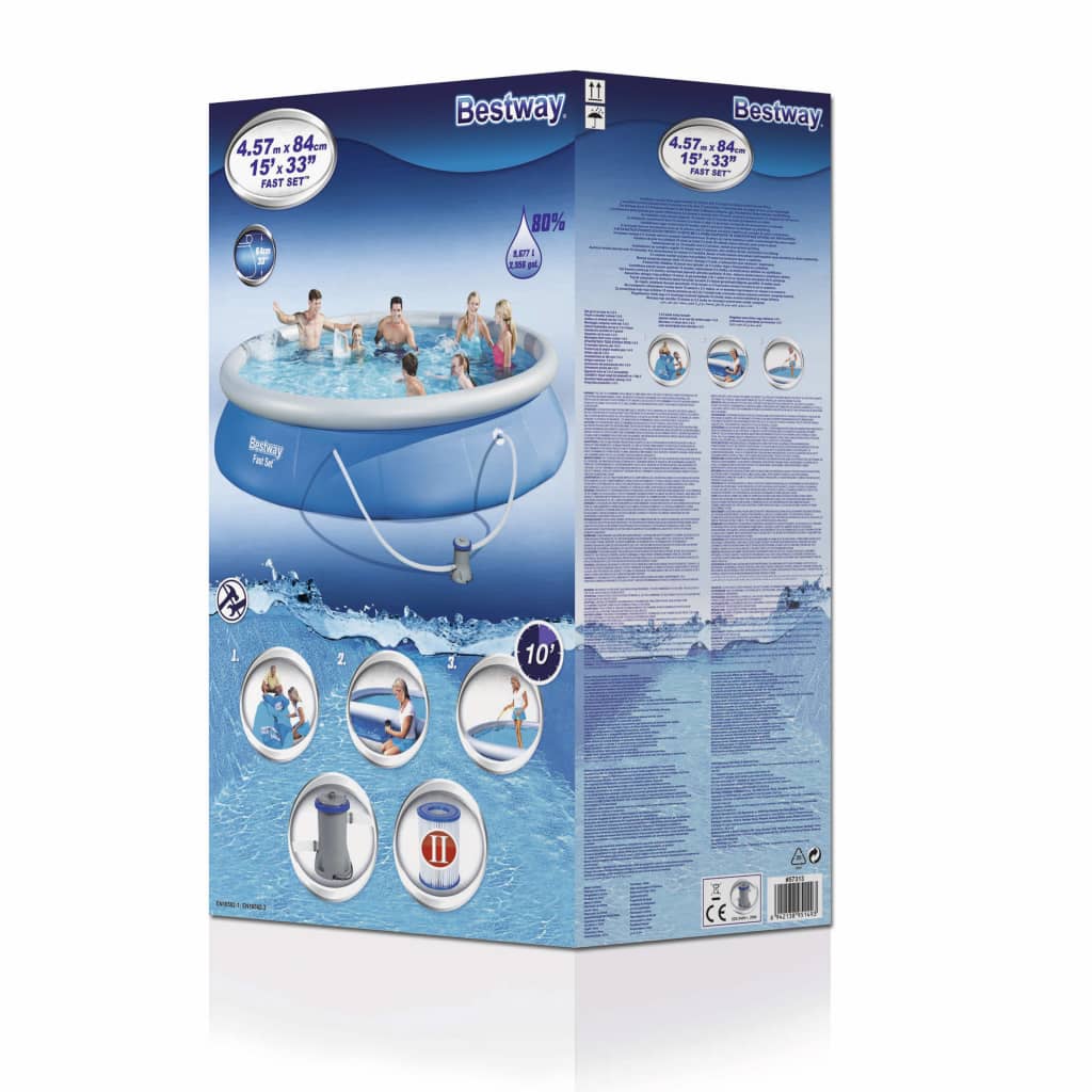 Bestway Fast Set Zwembadset 366x76 cm 57274