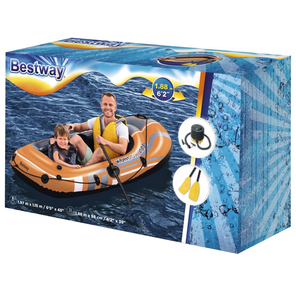 Bestway Opblaasboot Kondor 1000 155x93 cm