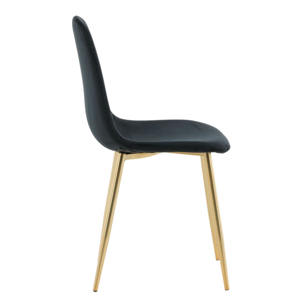 Venture Home Eetkamerstoelen 2 st Polar fluweel