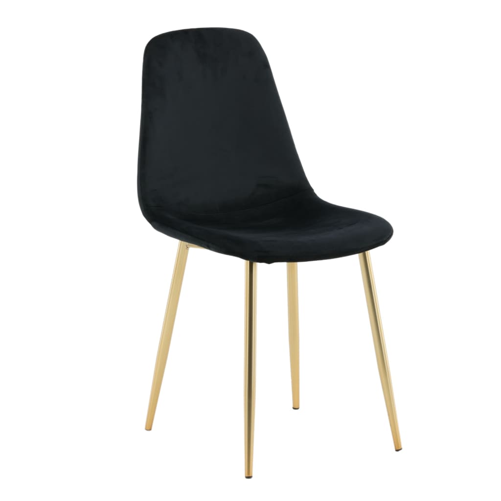 Venture Home Eetkamerstoelen 2 st Polar fluweel