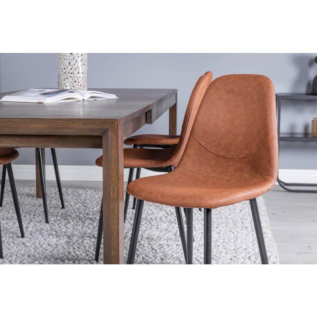 Venture Home Eetkamerstoelen 2 st Polar fluweel