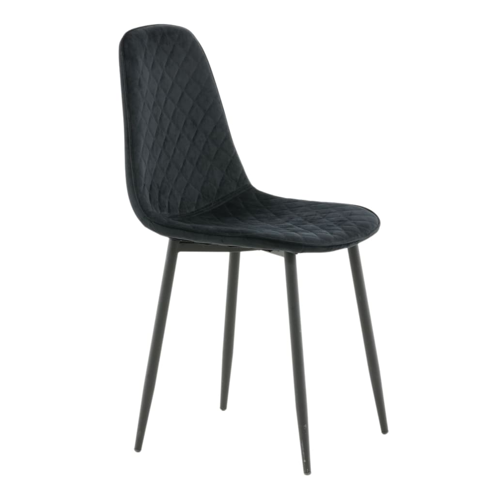 Venture Home Eetkamerstoelen 2 st Polar fluweel