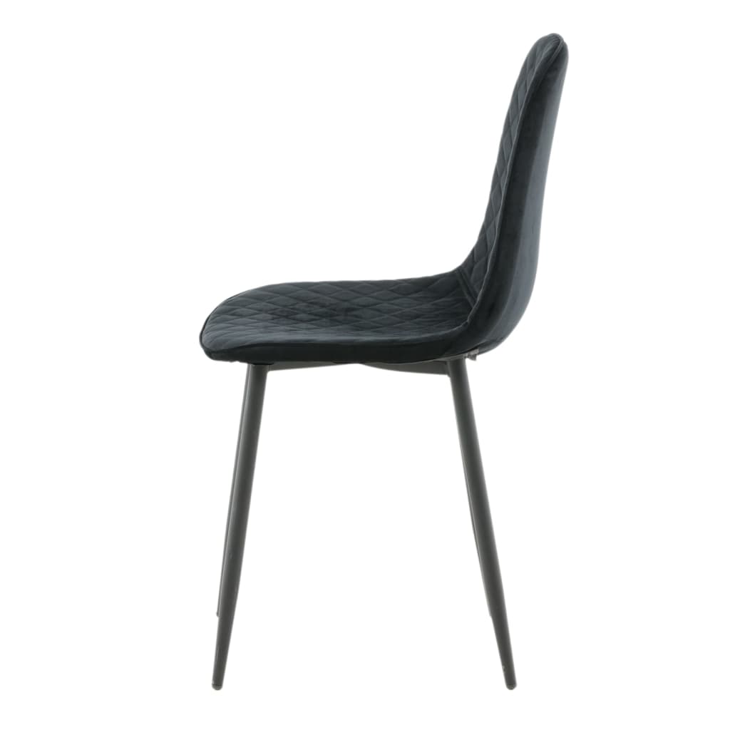 Venture Home Eetkamerstoelen 2 st Polar fluweel