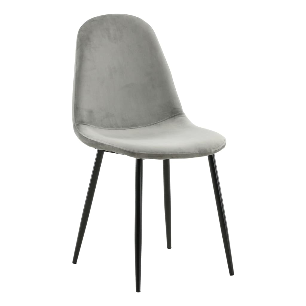 Venture Home Eetkamerstoelen 2 st Polar fluweel