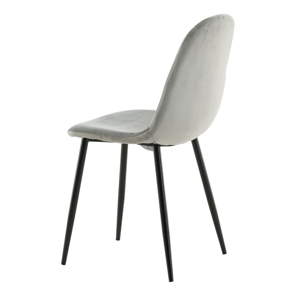 Venture Home Eetkamerstoelen 2 st Polar fluweel