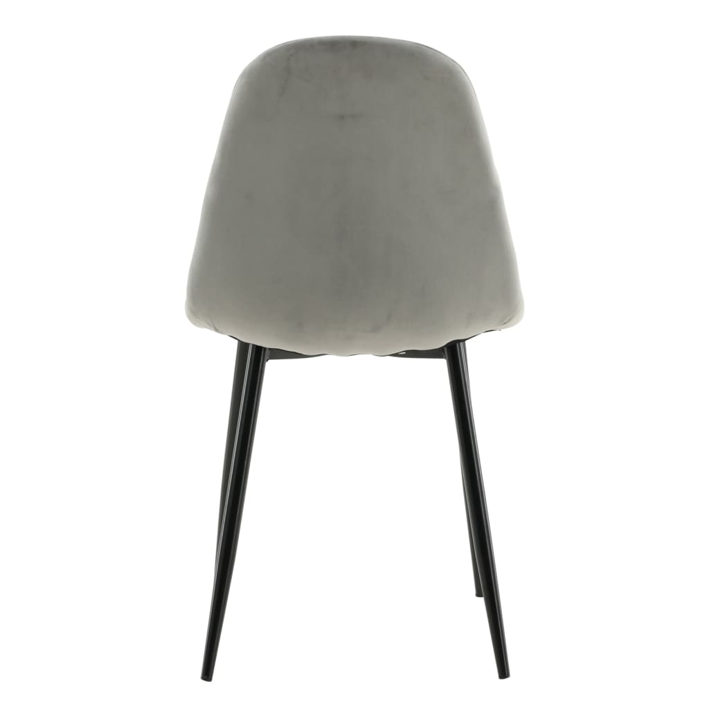 Venture Home Eetkamerstoelen 2 st Polar fluweel