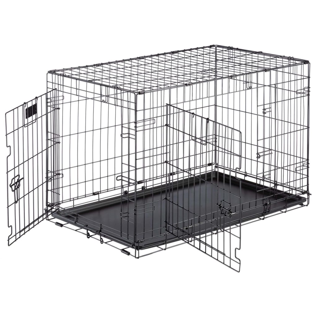 Ferplast Hondenbench Dog-Inn 105 108,5x72,7x76,8 cm grijs