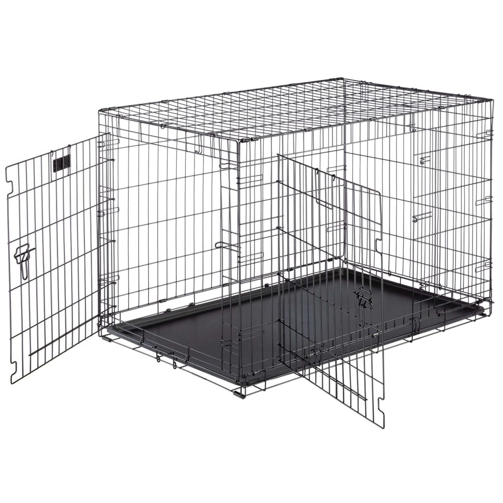 Ferplast Hondenbench Dog-Inn 105 108,5x72,7x76,8 cm grijs