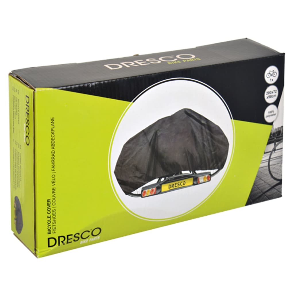 Dresco Fietshoes voor 2 fietsen elastisch zwart