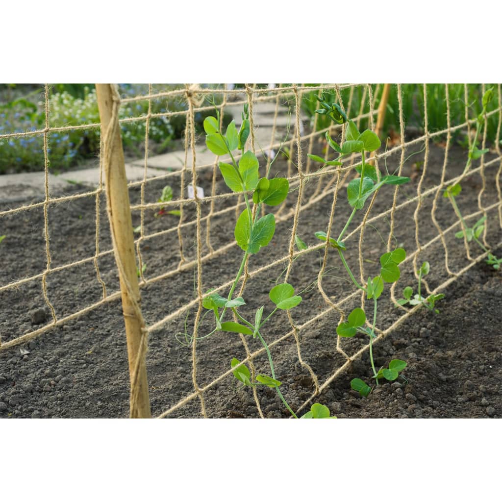 Nature Klimnet voor planten 1x3 m jute naturel